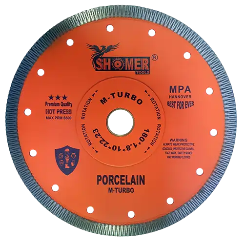 دیسک پرسلان بر زنجیری M توربو شومر 180 mm