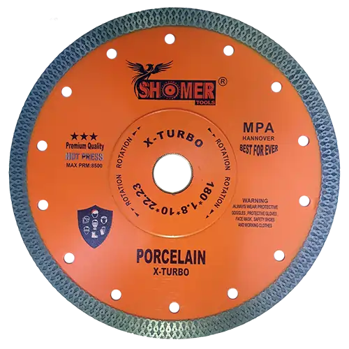 دیسک پرسلان بر زنجیری x توربو شومر 180 mm