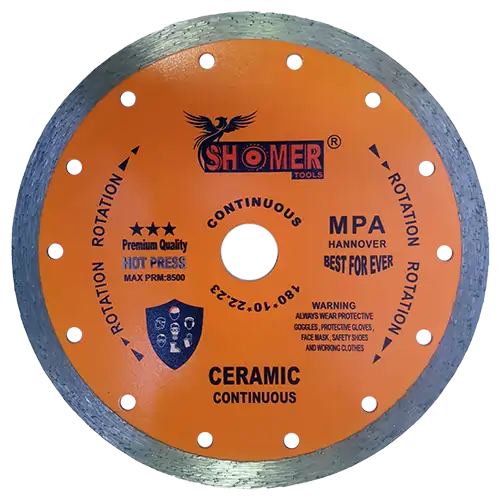 صفحه سرامیک بر شومر سایز 180 mm