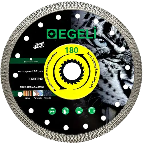 دیسک پرسلان بر ایگلی سایز 180 mm