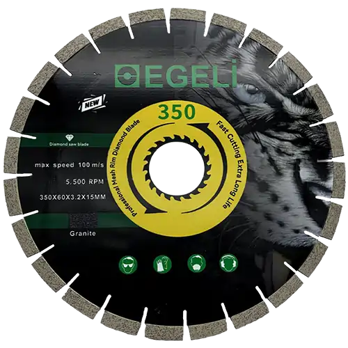 صفحه گرانیت بر سایلنت ایگلی سایز 350 mm