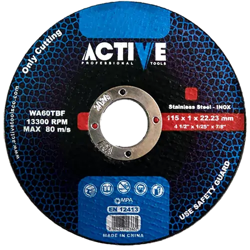 صفحه استیل بر مینی اکتیو 115x1 میلیمتر