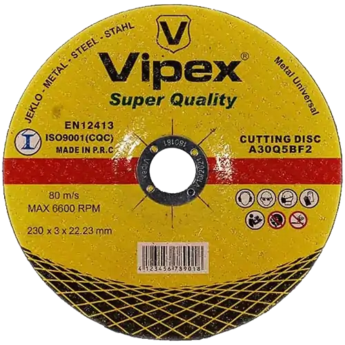 صفحه برش آهن ویپکس 230x3 میلیمتر