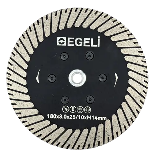 صفحه گرانیت توربو فلنجدار ایگلی سایز 180 mm