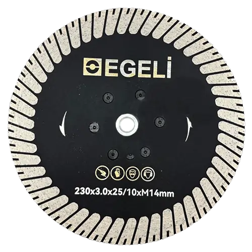 صفحه گرانیت توربو فلنجدار ایگلی سایز 230 mm