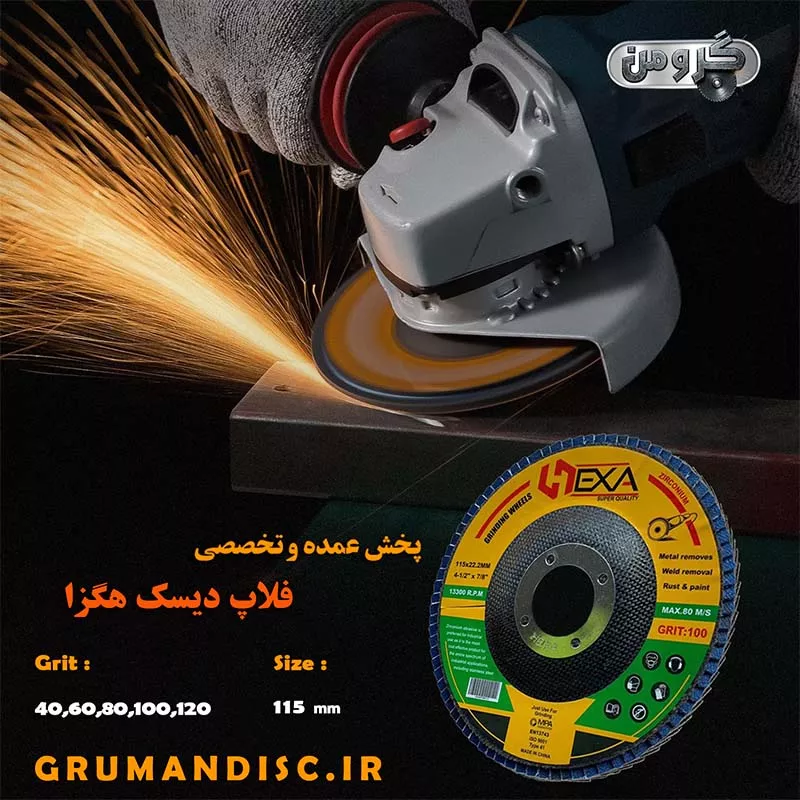 سنباده فلاپ مینی فرز هگزا