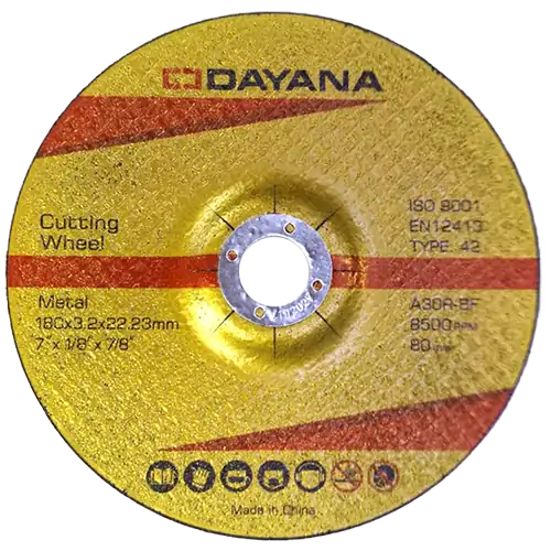 صفحه برش آهن دایانا 180x3 میلیمتر