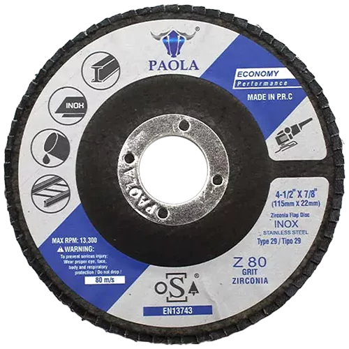 سنباده فلاپ دیسک مینی پائولا سایز 115