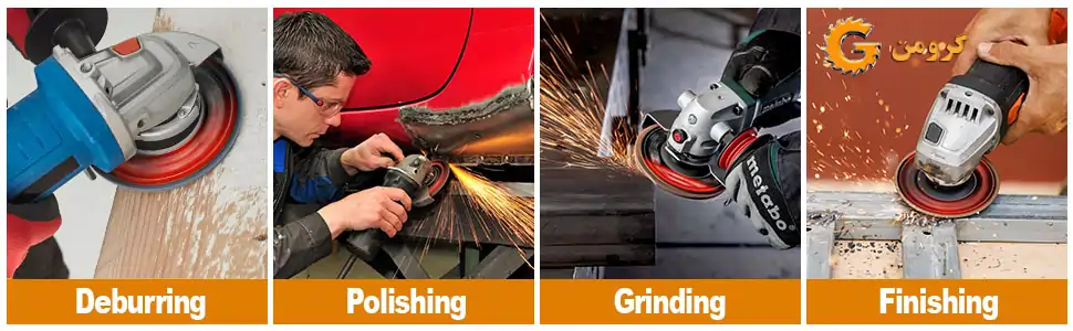 نحوه کار با سنباده کاربرد فلاپ دیسک