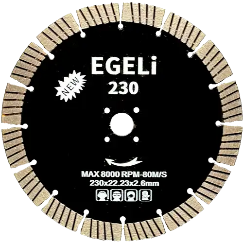 دیسک برش گرانیت ایگلی سایز 230 mm