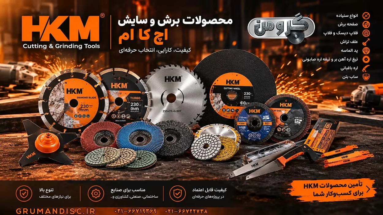 محصولات برش و سایش اچ کا ام HKM